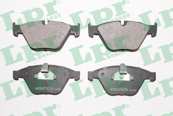 LPR 05P1193 - Тормозные колодки, дисковые, комплект parts5.com