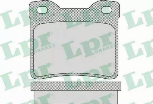 LPR 05P1100 - Тормозные колодки, дисковые, комплект parts5.com