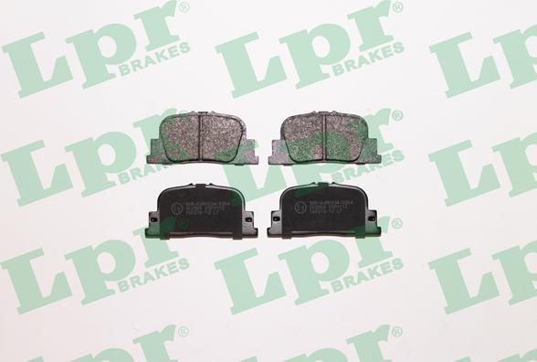 LPR 05P1112 - Тормозные колодки, дисковые, комплект parts5.com