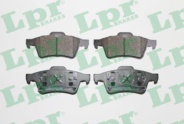 LPR 05P1189 - Тормозные колодки, дисковые, комплект parts5.com