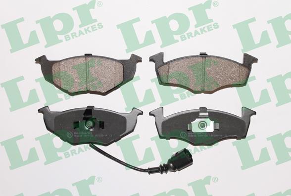 LPR 05P1120 - Тормозные колодки, дисковые, комплект parts5.com