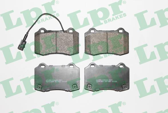 LPR 05P1855 - Тормозные колодки, дисковые, комплект parts5.com