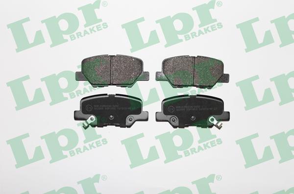 LPR 05P1802 - Тормозные колодки, дисковые, комплект parts5.com