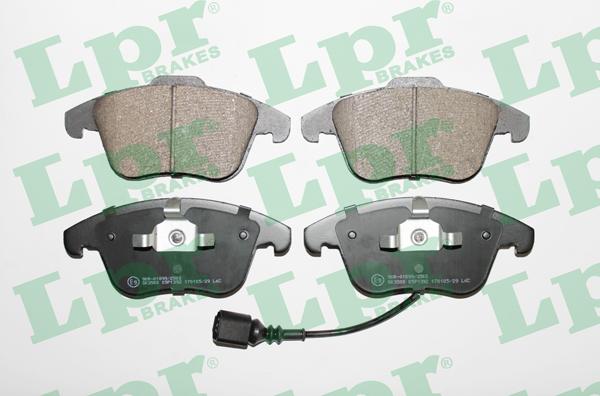 LPR 05P1392 - Тормозные колодки, дисковые, комплект parts5.com