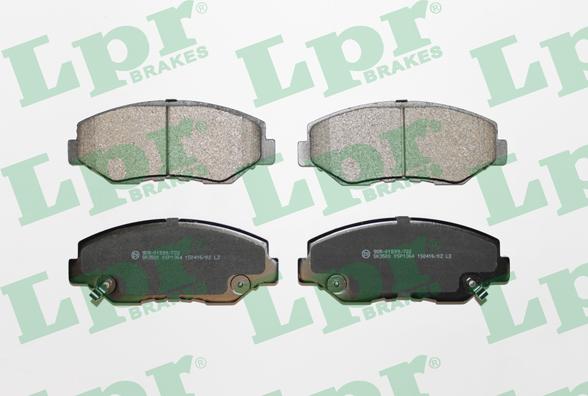 LPR 05P1364 - Тормозные колодки, дисковые, комплект parts5.com