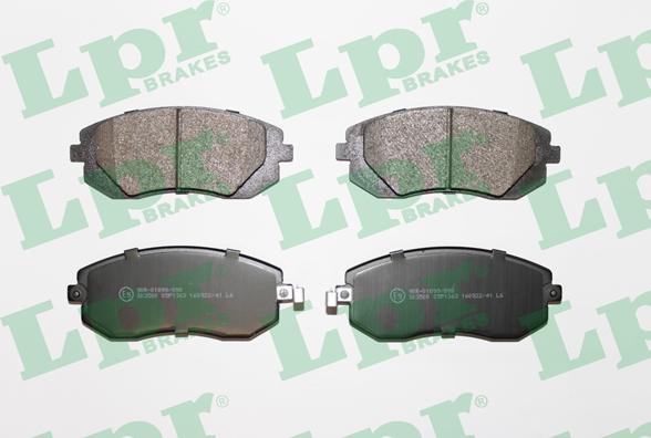 LPR 05P1363 - Тормозные колодки, дисковые, комплект parts5.com