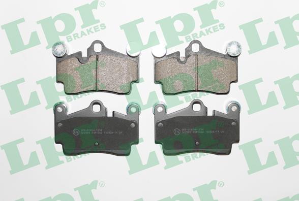 LPR 05P1362 - Тормозные колодки, дисковые, комплект parts5.com