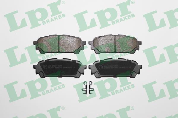 LPR 05P1335 - Тормозные колодки, дисковые, комплект parts5.com