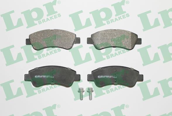 LPR 05P1327 - Тормозные колодки, дисковые, комплект parts5.com