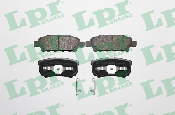 LPR 05P1373 - Тормозные колодки, дисковые, комплект parts5.com