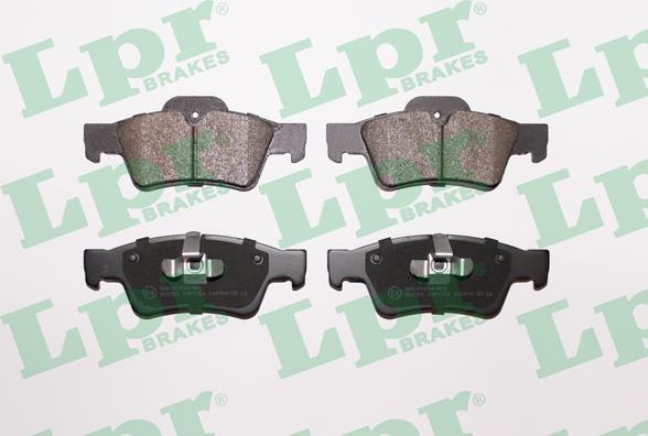 LPR 05P1254 - Тормозные колодки, дисковые, комплект parts5.com