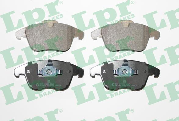 LPR 05P1255 - Тормозные колодки, дисковые, комплект parts5.com