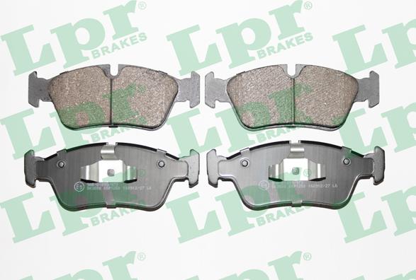 LPR 05P1250 - Тормозные колодки, дисковые, комплект parts5.com