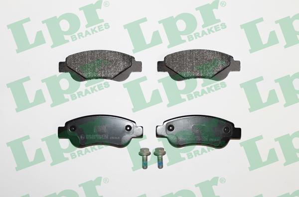 LPR 05P1235 - Тормозные колодки, дисковые, комплект parts5.com