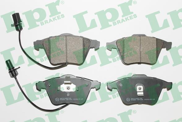 LPR 05P1230 - Тормозные колодки, дисковые, комплект parts5.com