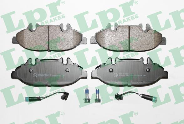 LPR 05P1228 - Тормозные колодки, дисковые, комплект parts5.com