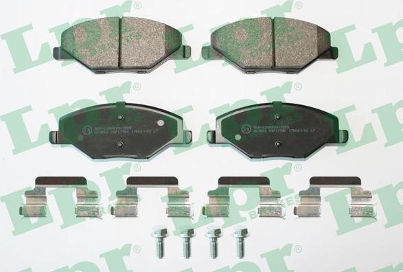 LPR 05P1795K - Тормозные колодки, дисковые, комплект parts5.com