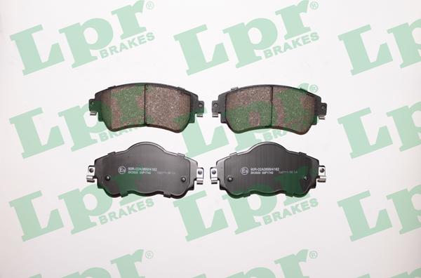 LPR 05P1740 - Тормозные колодки, дисковые, комплект parts5.com