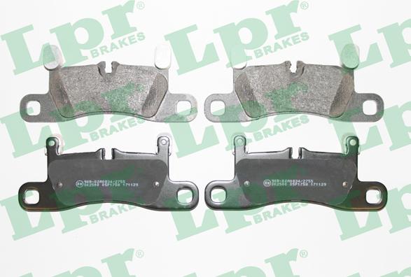 LPR 05P1758 - Тормозные колодки, дисковые, комплект parts5.com