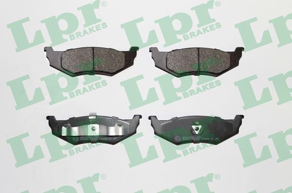 LPR 05P894 - Тормозные колодки, дисковые, комплект parts5.com