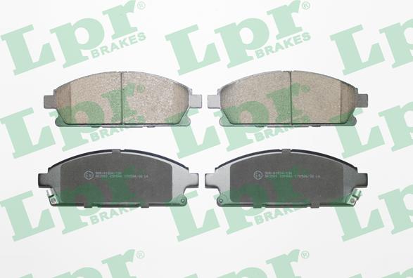 LPR 05P846 - Тормозные колодки, дисковые, комплект parts5.com