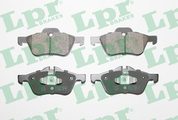 LPR 05P851 - Тормозные колодки, дисковые, комплект parts5.com