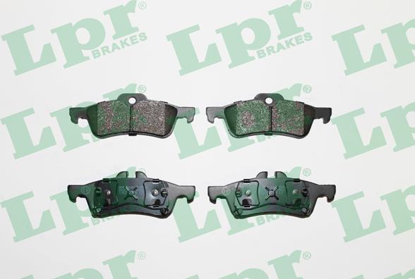 LPR 05P861 - Тормозные колодки, дисковые, комплект parts5.com