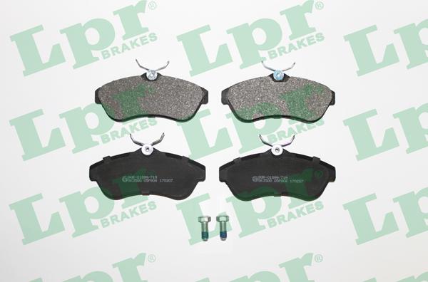 LPR 05P806 - Тормозные колодки, дисковые, комплект parts5.com