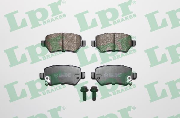 LPR 05P811 - Тормозные колодки, дисковые, комплект parts5.com