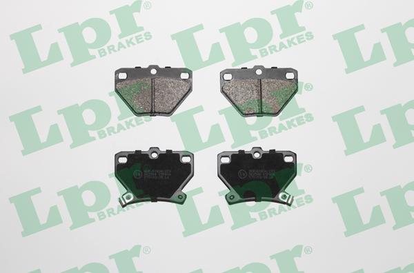 LPR 05P836 - Тормозные колодки, дисковые, комплект parts5.com