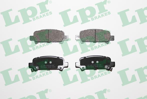 LPR 05P838 - Brake Pad Set, disc brake parts5.com