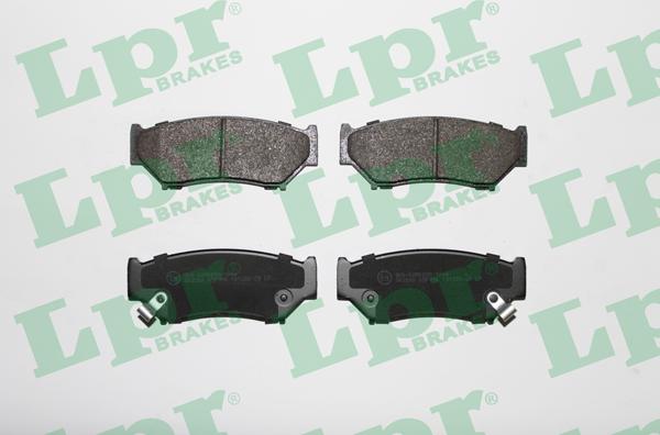 LPR 05P396 - Тормозные колодки, дисковые, комплект parts5.com