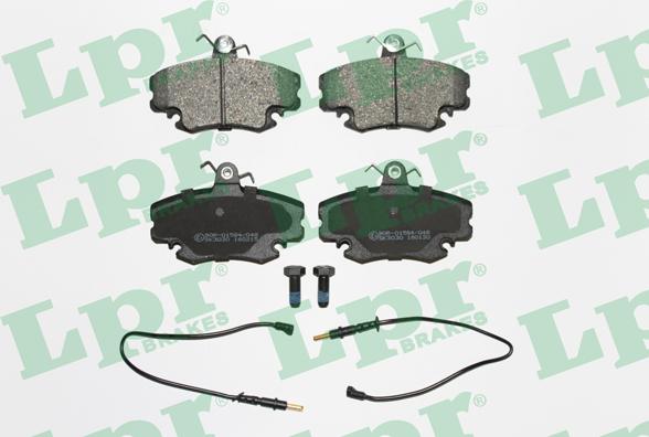 LPR 05P349 - Brake Pad Set, disc brake parts5.com