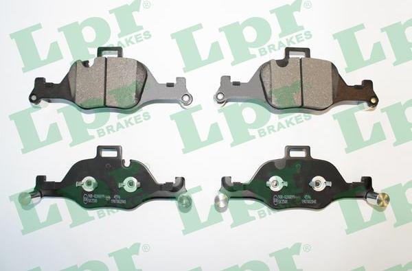 LPR 05P2040 - Тормозные колодки, дисковые, комплект parts5.com