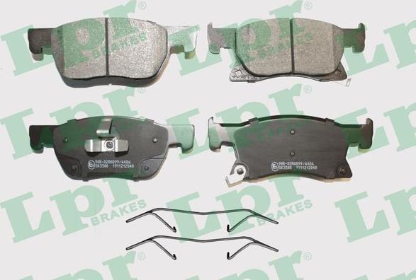 LPR 05P2048K - Тормозные колодки, дисковые, комплект parts5.com