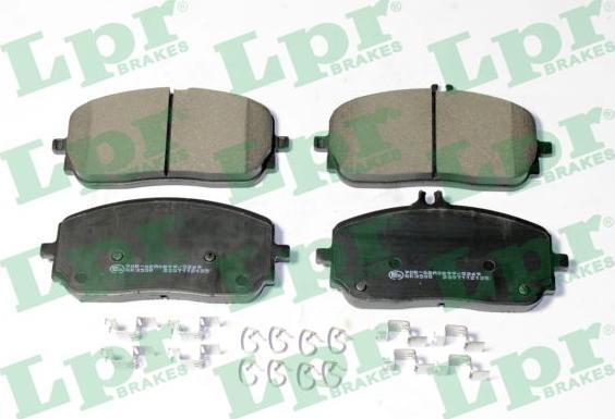 LPR 05P2135K - Тормозные колодки, дисковые, комплект parts5.com