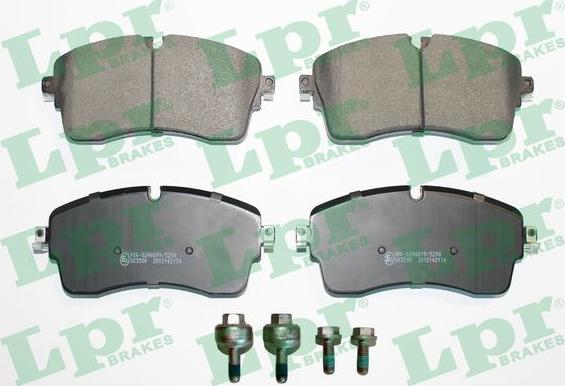 LPR 05P2174K - Тормозные колодки, дисковые, комплект parts5.com