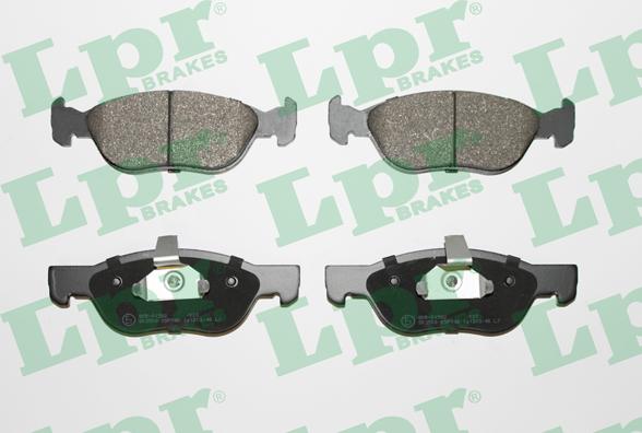 LPR 05P740 - Тормозные колодки, дисковые, комплект parts5.com