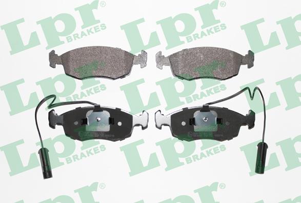 LPR 05P755 - Тормозные колодки, дисковые, комплект parts5.com