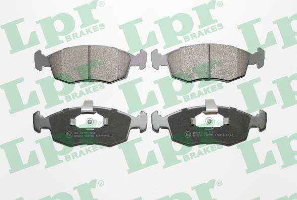 LPR 05P785 - Тормозные колодки, дисковые, комплект parts5.com