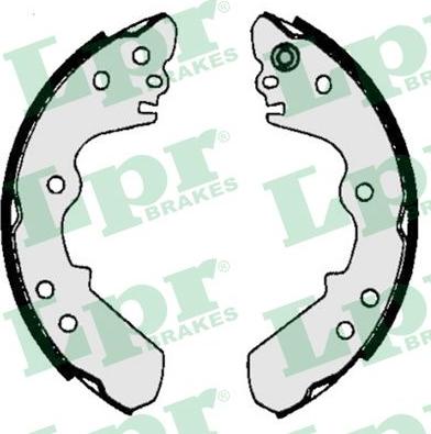 LPR 06340 - Brake Shoe Set parts5.com