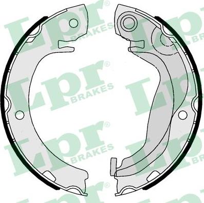 LPR 01123 - Brake Shoe Set, parking brake parts5.com