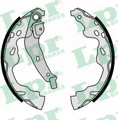 LPR 08660 - Brake Shoe Set parts5.com