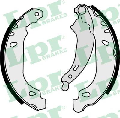 LPR 07490 - Brake Shoe Set parts5.com