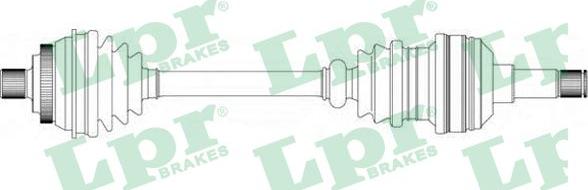 LPR DS51061 - Приводной вал parts5.com