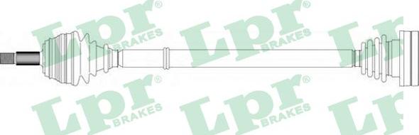 LPR DS51032 - Приводной вал parts5.com