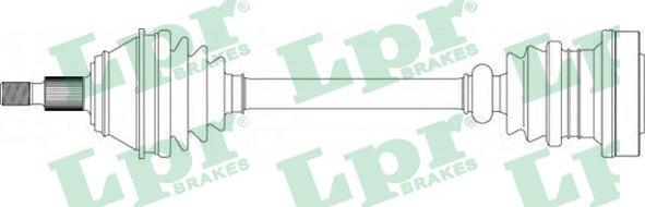 LPR DS51079 - Приводной вал parts5.com