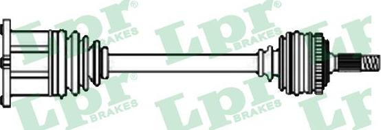 LPR DS52635 - Приводной вал parts5.com