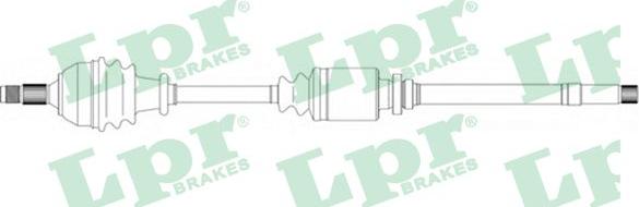 LPR DS16081 - Árbol de transmisión parts5.com