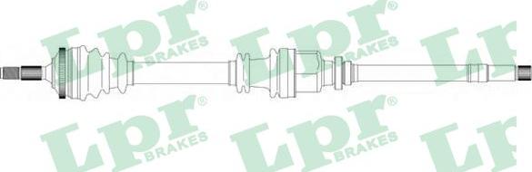 LPR DS38138 - Приводной вал parts5.com